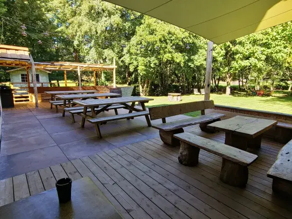 Terrasse du gîte Meunier