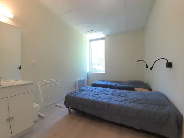Chambre 2 pers Logis groupe du Moulin Neuf - Gétigné (44)