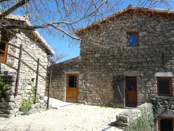 terrasse du gîte d'étape