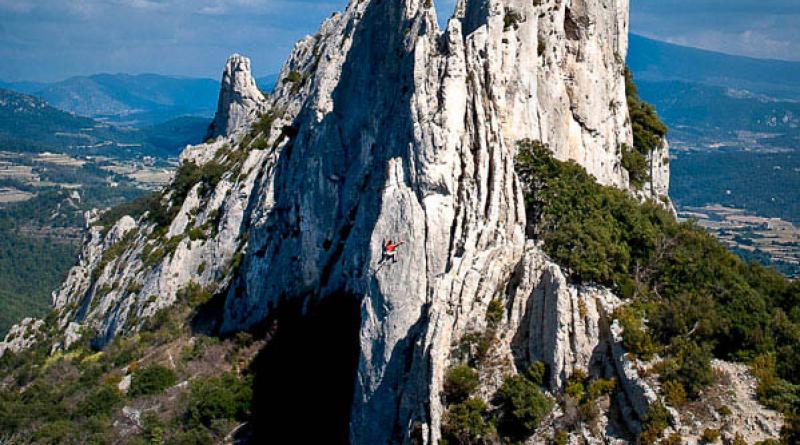 Un beau pic pour l'escalade