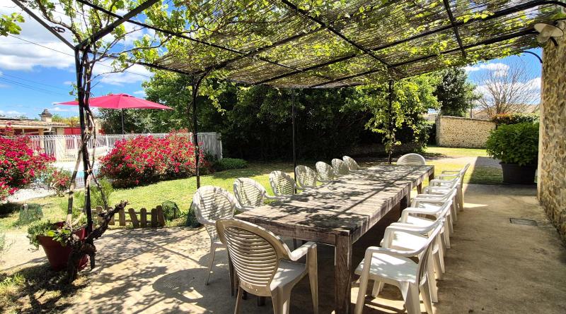 Terrasse des beaux jours avec sa plancha