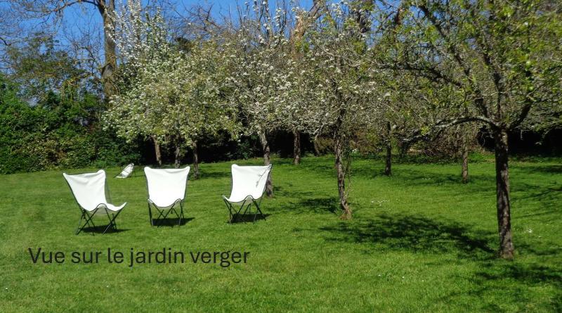 Le jardin dvant les Pommiers et les Hortensias