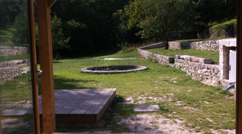 Cours extérieur côté jardin
