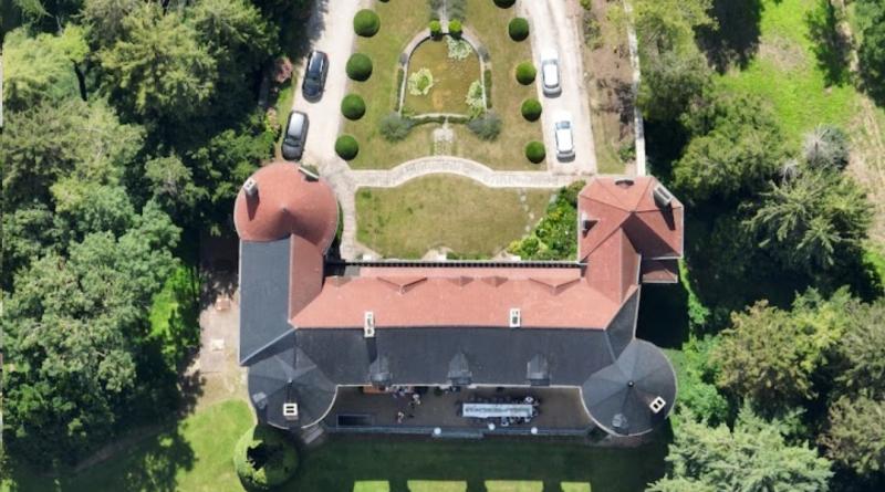 le château vue du ciel