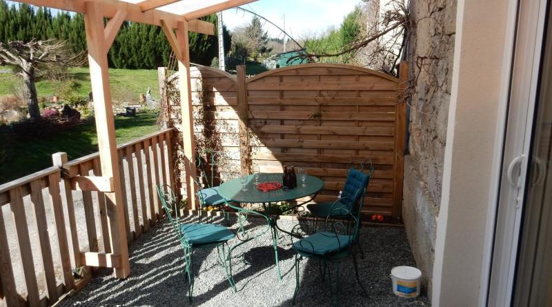 Terrasse sécurisée avec portillon