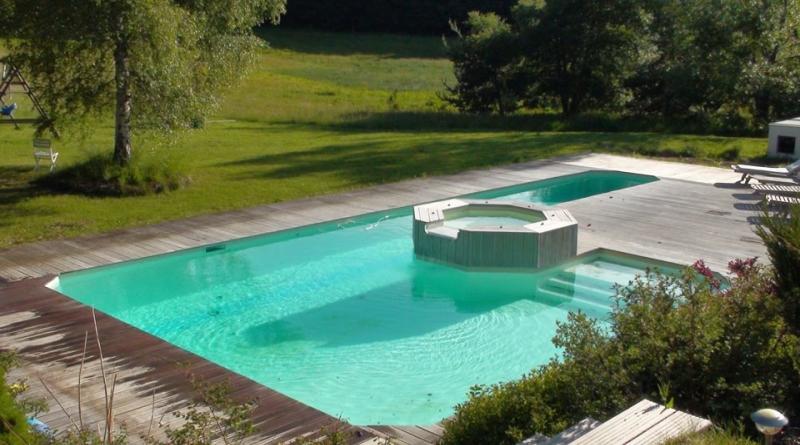 La piscine et le jacuzzi 