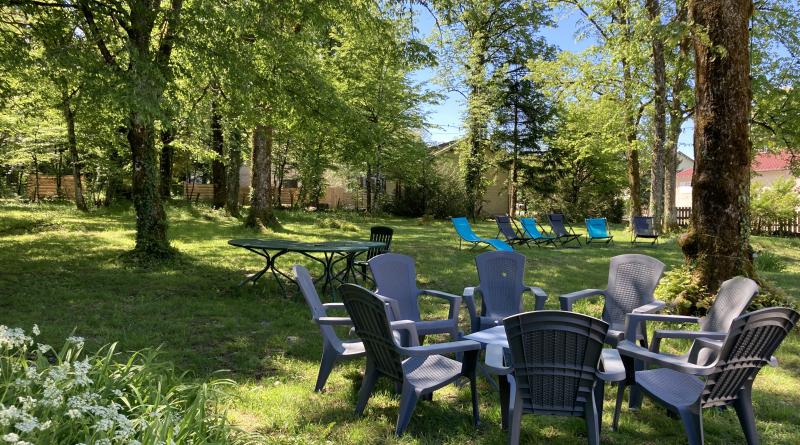 parc devant la maison