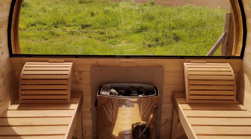 Sauna Finlandais dans le jardin