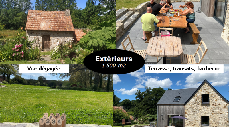 Le gîte convivial et ses extérieurs