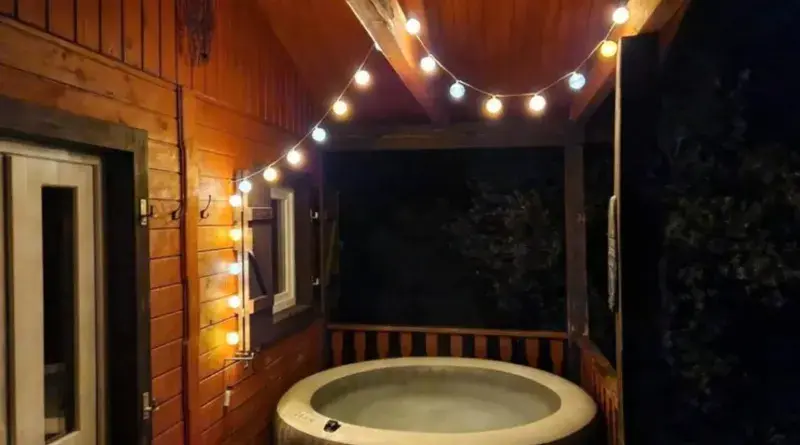 Accès privatif Jacuzzi chalet Afrique
