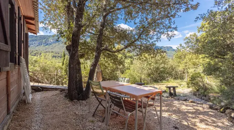 Jardin chalet Afrique