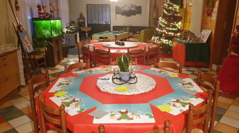 Noël dans la pièce de vie de plus de 100m2
