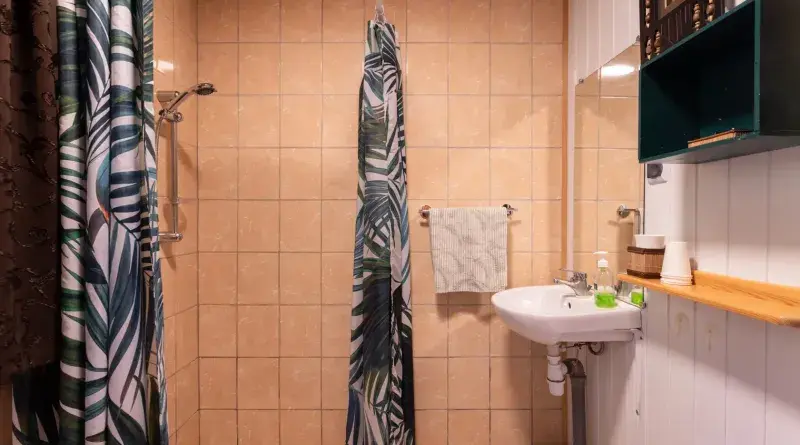 Salle de bain chalet Afrique