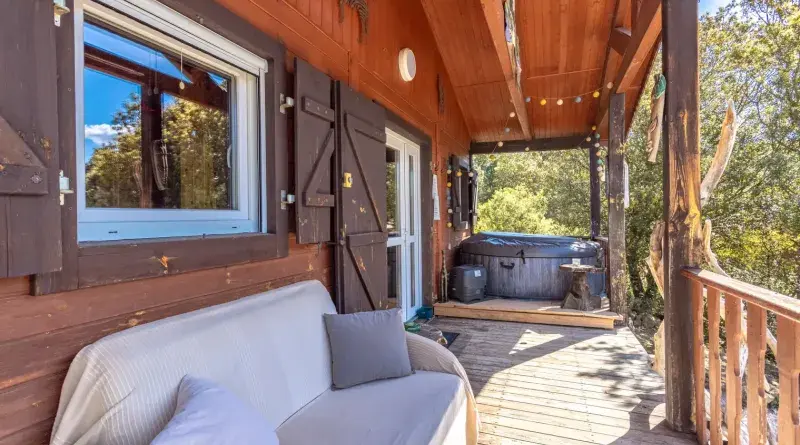 Terrasse chalet Afrique
