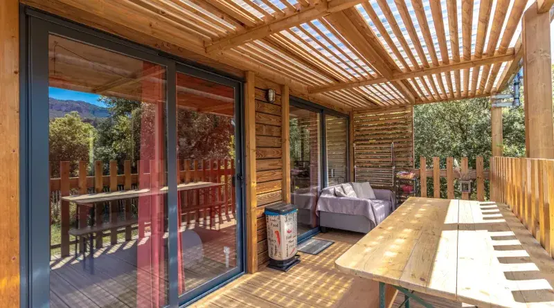 Terrasse chalet Canada