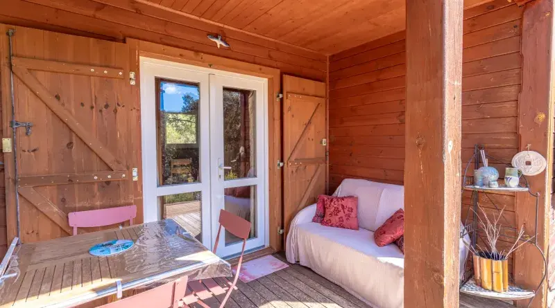 Terrasse chalet Japon