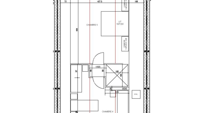 plan du gîte R+2