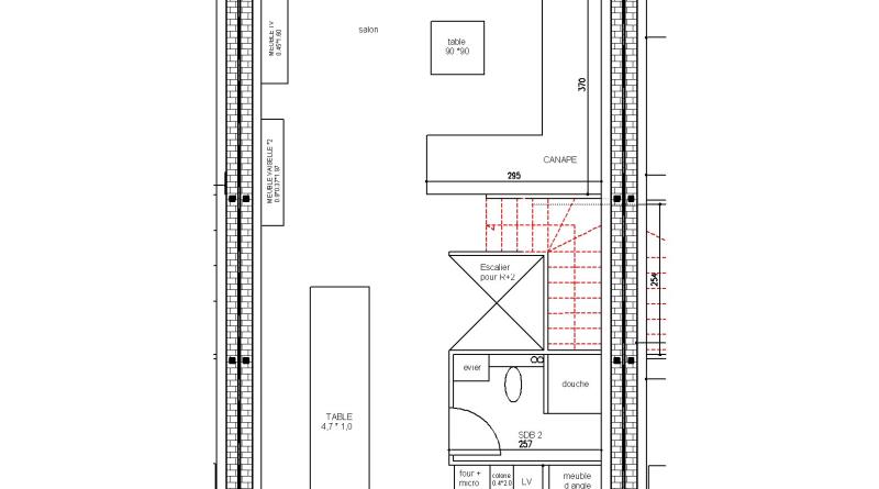 plan gîte pièce de vie 
