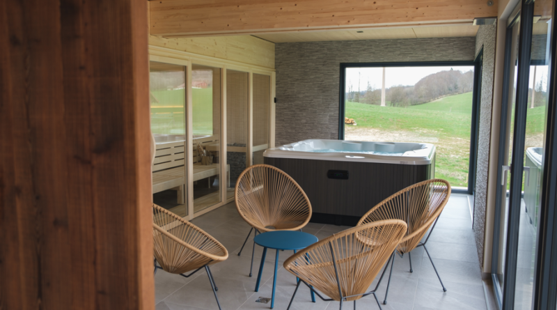 Espace détente sauna et Jacuzzi