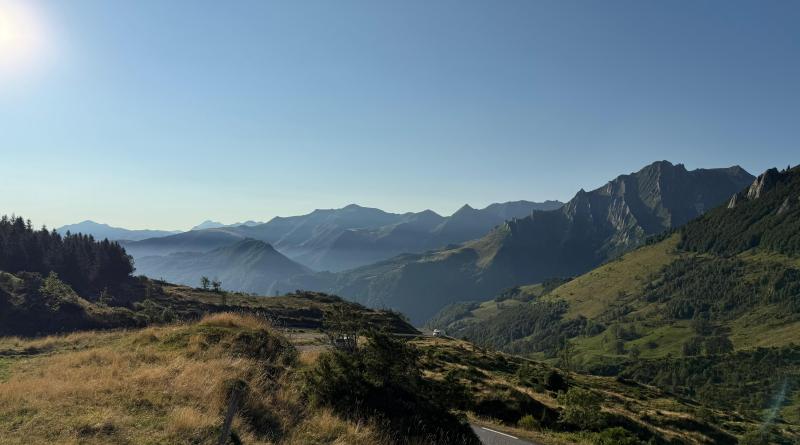 la vue depuis la terrasse