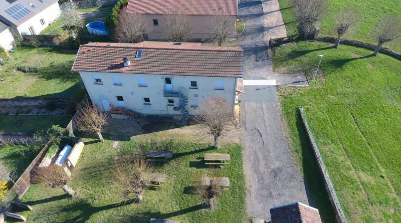 Vue aérienne du site