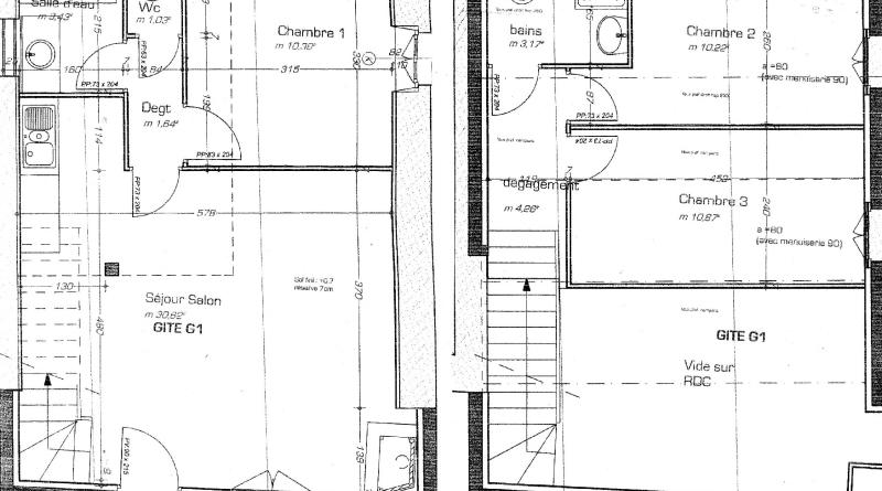 Plan du gîte