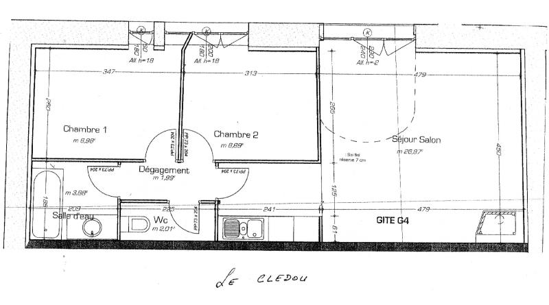Plan du gîte