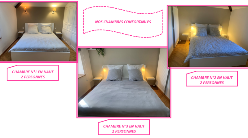 3 CHAMBRES DU HAUT