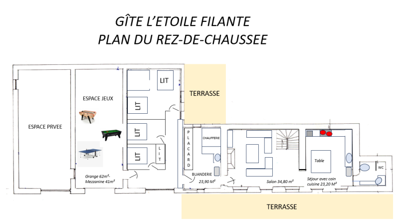 PLAN DU REZ-DE-CHAUSSE
