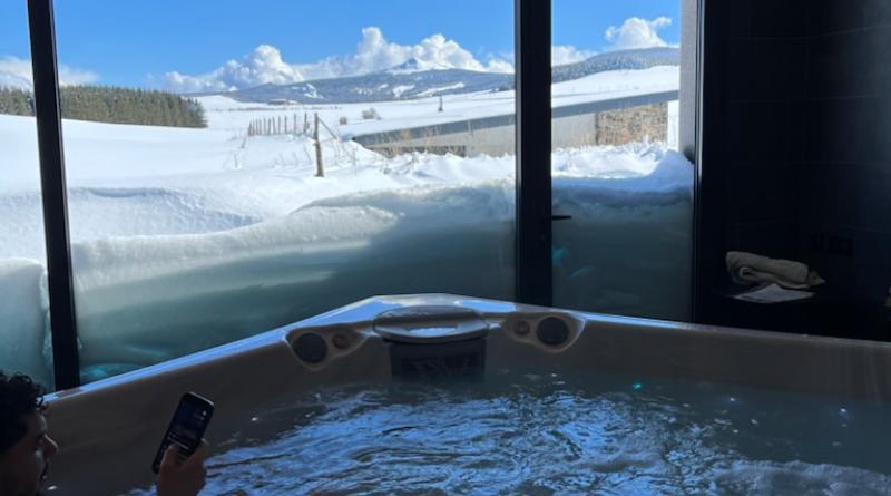 la spa de la redonde en hiver