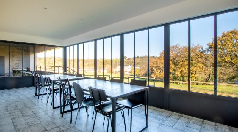 Vue salon verrière 