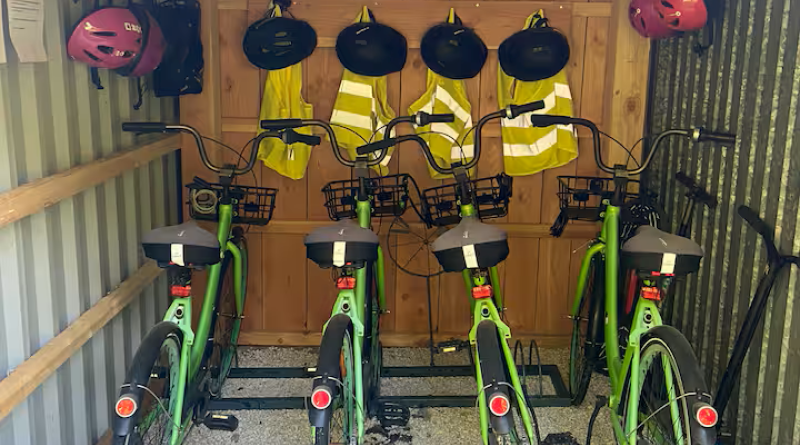 Garage à vélos, trotinettes, skate-board 